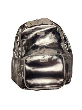 NWT Packed Party Silver 17" Backpack and 7" Insulated Lunchbox